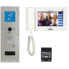 Aiphone - Kit video access. boucle magnet. platine inox enc. jpdvflbm+jp4med+ps2420d