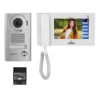 Aiphone - Kit vidéo saillie : 1 platine jpdv 1 moniteur jp4med & 1 alimentation ps2420d