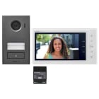 Aiphone - Kit vidéo platine saillie avec moniteur écran 7 - 2 fils intégral