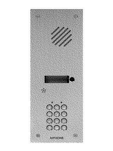 Aiphone - Platine inox 1 BP encastrée, clavier 100 codes, 2 relais, pour DA1AS & DBS1AP