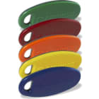 Aiphone - Pack de 5 badges bi-color pour ugvbt&cugvbt, gris-bleu/jaune/orange/rouge/vert