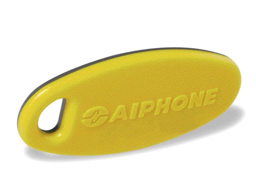 Aiphone - Badge supplémentaire gris/jaune pour ugvbt