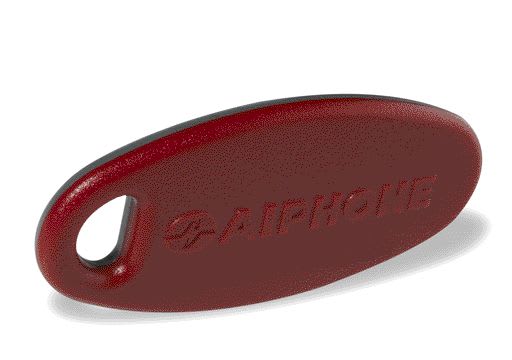 Aiphone - Badge supplémentaire gris/rouge pour ugvbt