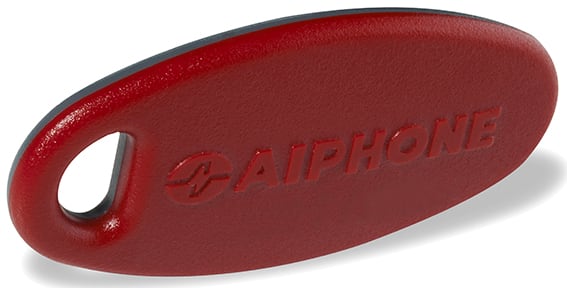 Aiphone - Badge supplementaire gris-rouge pour ugvbt