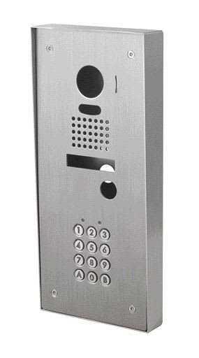 Aiphone - Façade inox saillie & clavier codé pour kit enc. JP & JO