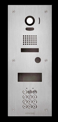 Aiphone - Façade inox, encastrée, clavier 100 codes pour JPS4AEDFL et platine JPDVFL