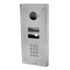 Aiphone - Façade inox 2 mm saillie avec clavier codé pour kits jvs1f & platine jvdvf