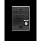 Aiphone - Poste secondaire étanche saillie avec 1 bouton d'appel