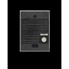 Aiphone - Poste sec. audio, étanche, ABS noir, saillie, 1 BP pour poste type LEF ou LEM