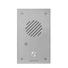 Aiphone - Poste sec. audio, étanche, inox, encastrée, 1 BP pour poste type LEF ou LEM