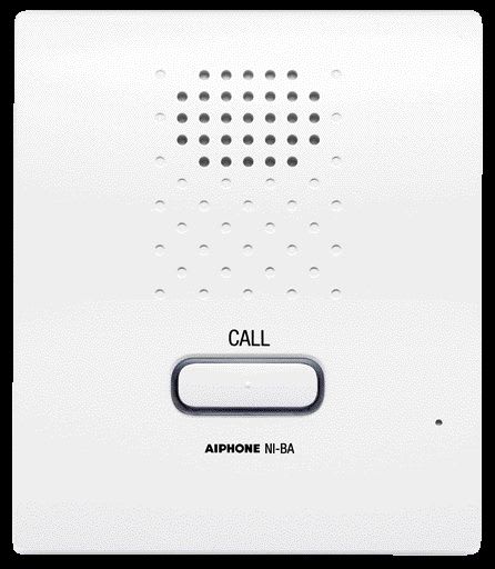 Aiphone - Poste secondaire mural avec bouton d'appel