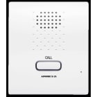 Aiphone - Poste secondaire audio 1 bouton d'appel, pose murale, touche d'appel avec voyant
