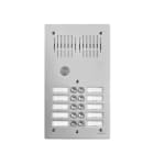 Aiphone - Platine audio 10 boutons d'appel, en aluminium 4 mm, encastrée sur 2 rangées