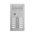 Aiphone - Platine audio 12 boutons d'appel, en aluminium 4 mm, encastrée sur 2 rangées
