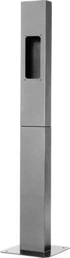 Aiphone - Potelet haut. 160 cm; semelle fixation inox 4mm pr jpdvflbm-ni repris,ni échangé