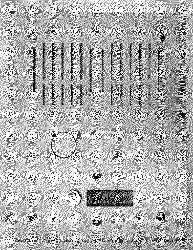 Aiphone - Platine audio 1 bouton d'appel, en aluminium 4 mm, encastrée sur 1 rangée