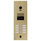 Aiphone - Platine vidéo monobloc gt alu champagne 8 bp d'appel avec électronique incluse