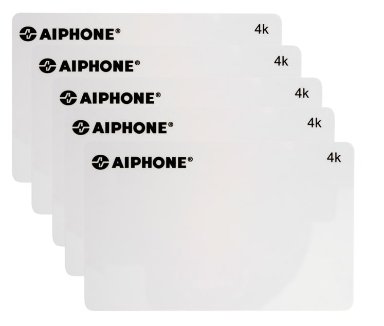 Aiphone - Pack de 5 cartes iso de programmation 4k pour ugvba
