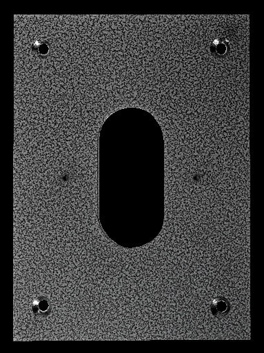 Aiphone - Façade inox pour pa1201 pour bpnonf60,bpnonfe60,bpnonf60c & bpnonf60cv