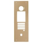 Aiphone - Façade aluminium anodisé champagne pour gtdmblvn