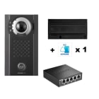 Aiphone - Pack IP saillie, 1 licence smart. Switch PoE inclus. MSIPTELIPBX à prévoir.