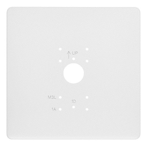 Aiphone - Plaque de propreté en PVC blanc pour GT1D, GT1A et GT1M3L