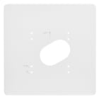 Aiphone - Plaque de propreté blanche pour GT1C7L et GT1C7WL avec emplacements repérés