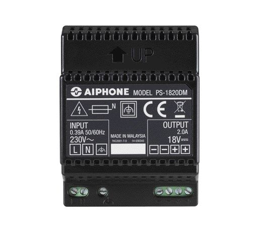 Aiphone - Alimentation modulaire 230 vac/18vcc 2a