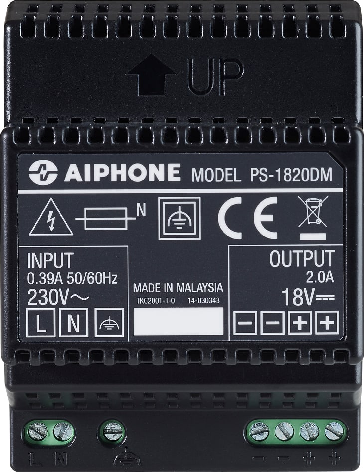 Aiphone - Alimentation modulaire 230 vac-18vcc 2a