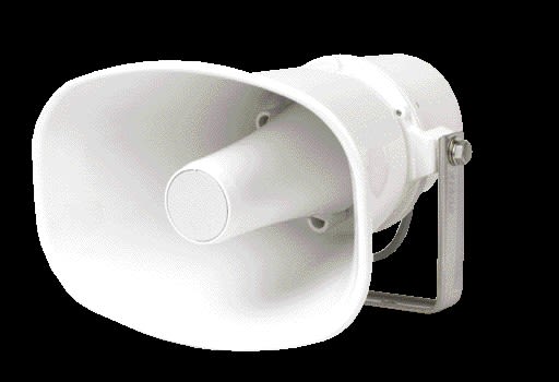 Aiphone - Haut-parleur à chambre de compression 15 W, livrée avec bouton d'appel, IP65