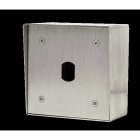 Aiphone - Boîtier inox saillie, avec perçage au diamètre 25 mm pour lecteur VIGIK+