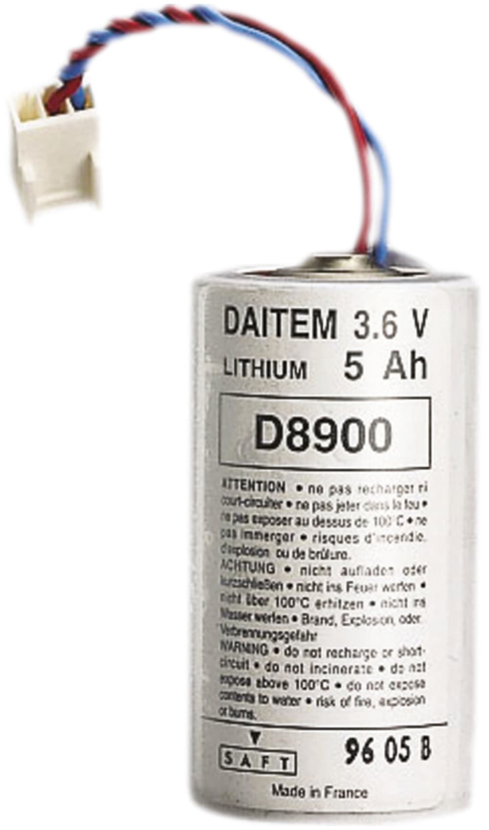 ATRALTECH - Batterie lithium (Li-SOCl2) 3,6V - 5Ah