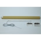 Patlite Europe GMBH - Eclairage LED, 24VDC, lumière du jour, 6800K, 600mm, câble 3m, IP66, IP67, IP69K