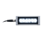 Patlite Europe GMBH - Eclairage LED durci 100mm, 24VDC, lumière du jour 6500K, M12, IP66G/67G/69K