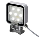 Patlite Europe GMBH - Spot LED, 24VDC, 6500K, câble, support inclinable et pivotable, IP66G/67G/69K
