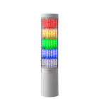 Patlite Europe GMBH - Colonne lumineuse blanche, 5 étages multicolores, 24V DC, montage direct