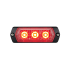 Patlite Europe GMBH - Feu d'avertissement, LED rouge, 12-24VDC, 86mm, IP68, Extérieur