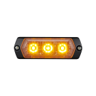 Patlite Europe GMBH - Feu d'avertissement, LED orange, 12-24VDC, 86mm, IP68, Extérieur