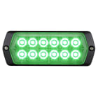 Patlite Europe GMBH - Feu d'avertissement, LED verte, 12-24VDC, 114,4mm, IP68, Extérieur