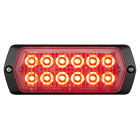 Patlite Europe GMBH - Feu d'avertissement, LED rouge, 12-24VDC, 114,4mm, IP68, Extérieur