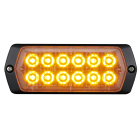 Patlite Europe GMBH - Feu d'avertissement, LED orange, 12-24VDC, 114,4mm, IP68, Extérieur