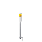 Patlite Europe GMBH - Colonne blanche, 1 étage orange, 24V DC, 40mm, tube et équerre, câble