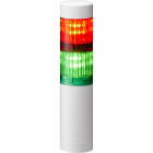 Patlite Europe GMBH - Colonne lumineuse, blanc, 2 étages RG, 24VDC, 40mm, montage direct, câble