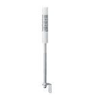 Patlite Europe GMBH - Colonne blanche, 3 étages RYG type Z, 24V DC, 40mm, tube/équerre, câble, buzzer