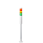 Patlite Europe GMBH - Colonne blanche, 3 étages RYG, 100-240VAC, 40mm, tube et pied circulaire