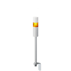 Patlite Europe GMBH - Colonne ethernet blanche, 1 étage orange, 24VDC, 50mm, tube et équerre, buzzer