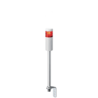 Patlite Europe GMBH - Colonne ethernet blanche, 1 étage rouge, 24VDC, 50mm, tube et équerre