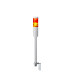 Patlite Europe GMBH - Colonne ethernet blanche, 2 étages RY, 24VDC, 50mm, tube et équerre