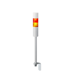 Patlite Europe GMBH - Colonne EtherNet/IP blanche, 2 LED RY, 24V DC, 50mm, tube 300mm/équerre, buzzer