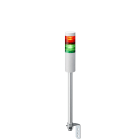 Patlite Europe GMBH - Colonne EtherNet/IP blanche, 2 étages RG, 24V DC, 50mm, tube 300mm/équerre